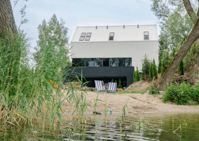 Willa Perła Jezior - domu na Mazurach z własną linią brzegową